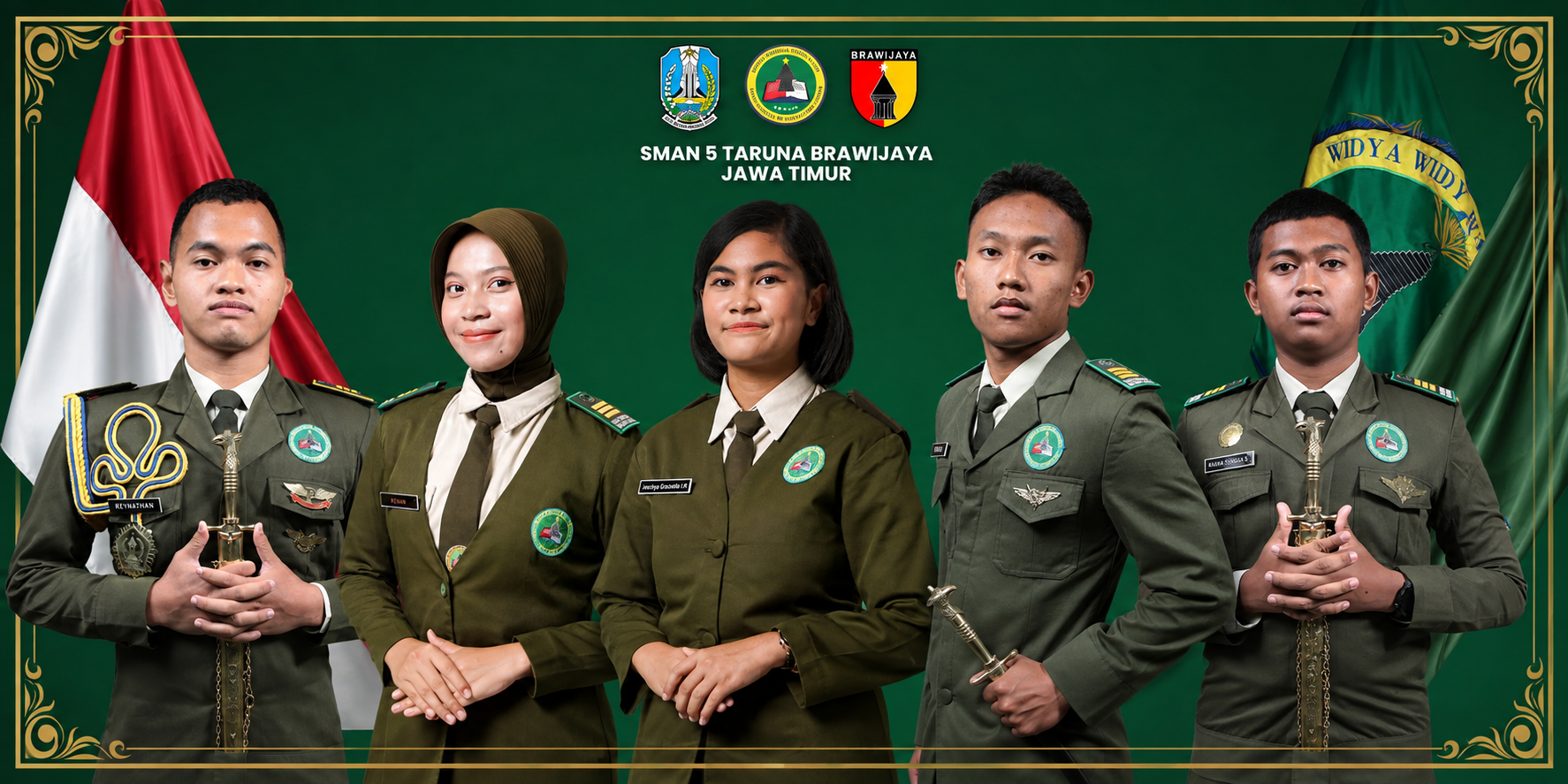 Lima Taruna dan Taruni Brawijaya Lolos Seleksi Akhir, Resmi Jadi Kadet D-3 Universitas Pertahanan RI