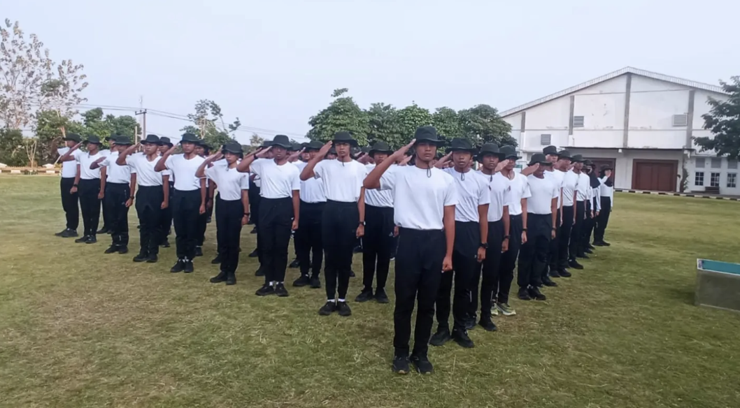Taruna Brawijaya Angkatan ke-8 Ikuti Pelatihan Baris-Berbaris