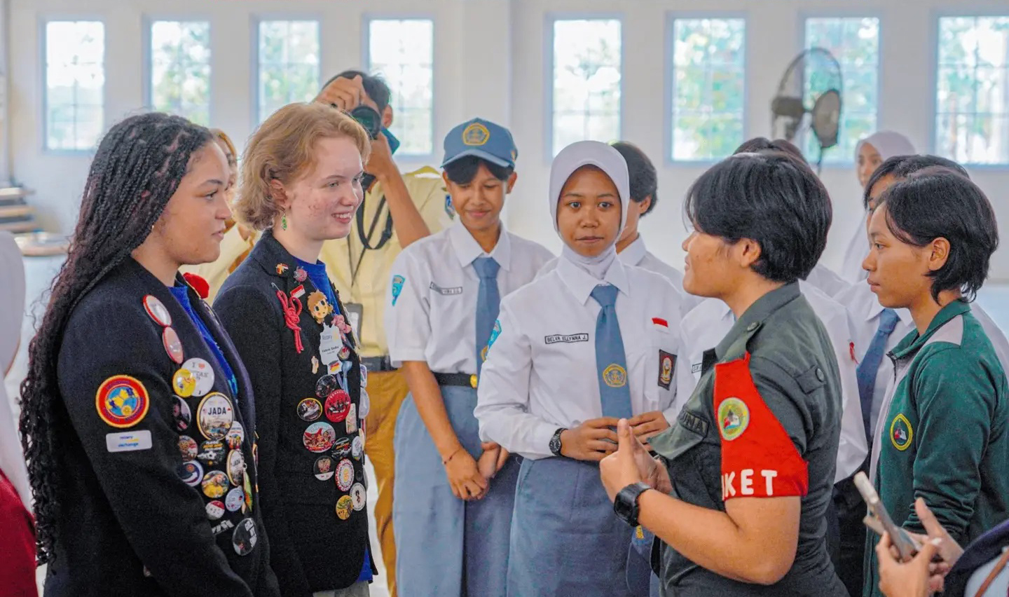 Sosialisasi Rotary Youth Exchange Digelar di SMAN 5 Taruna Brawijaya Jawa Timur