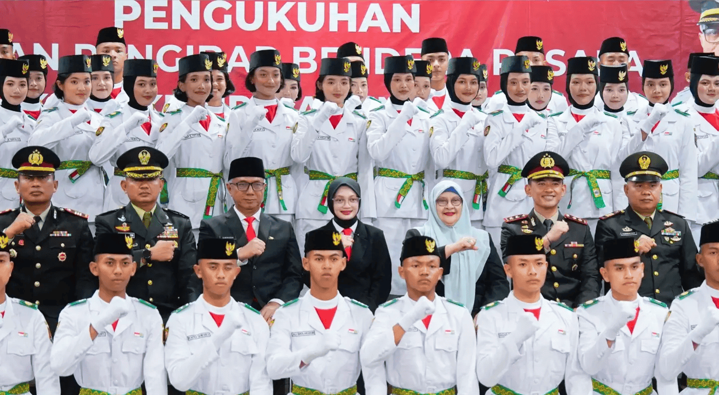 16 Taruna-Taruni SMAN 5 Taruna Brawijaya Resmi Jadi Paskibraka Kota Kediri 2026