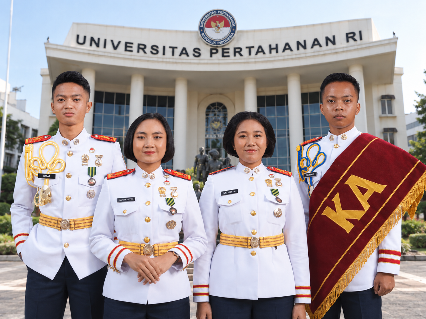 Empat Alumni SMAN 5 Taruna Brawijaya Lulus Sarjana Universitas Pertahanan