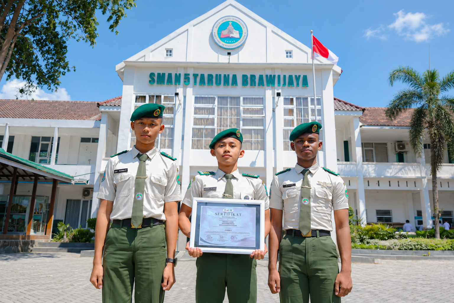 Neo, Jaya, dan Fariz Raih Juara 1 Web Design Tingkat Nasional